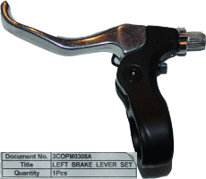 Evo 2, 2X or SPX left Brake lever